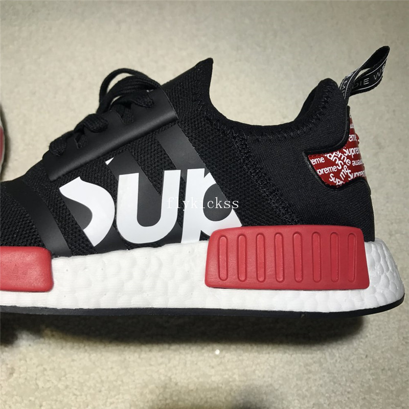 Adidas NMD Supreme Black Real Boost